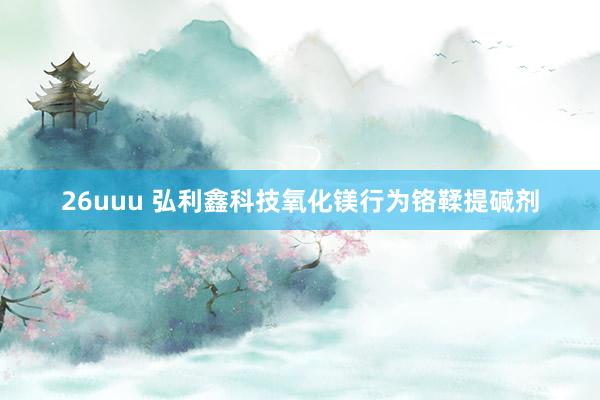 26uuu 弘利鑫科技氧化镁行为铬鞣提碱剂